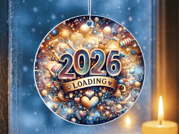 2026 Loading New Year Ornament PNG: A Creative and Practical Design for All