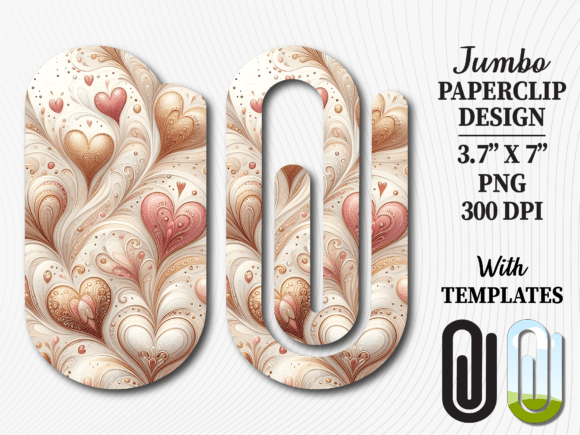 Cream Swirl Heart Jumbo Paperclip Design: A Creative Twist for Modern Workflows