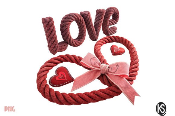 Faux Yarn LOVE Valentine s Day PNG: A Creative Essential for Modern Designers