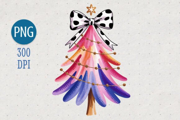 Festive Christmas Tree Sublimation PNG: A Magical Holiday Touch for Creative Projects