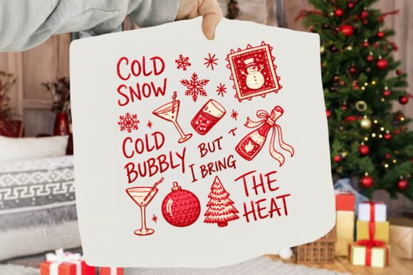 Funny Christmas Cocktail Humor PNG: A Unique Addition for Sublimation Projects