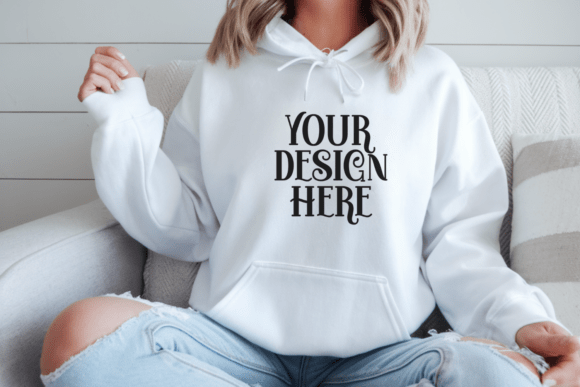 Gildan 18500 Sweatshirt Mockup: Elevate Your Design Presentation