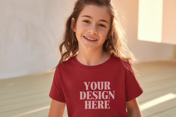 Gildan 5000B Kids T-shirt Mockup 36