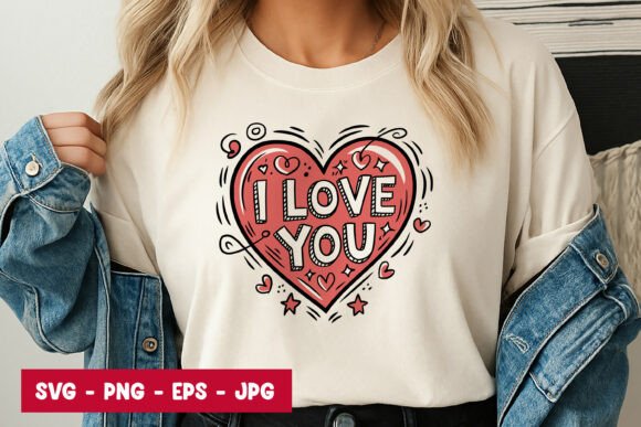 I Love You Heart Typography SVG PNG: A Versatile Creative Asset