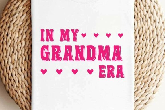 In My Grandma Era SVG T-shirt Design: A Nostalgic and Versatile Creative Tool