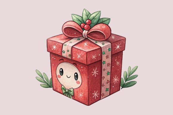 The Gift Box Christmas PNG