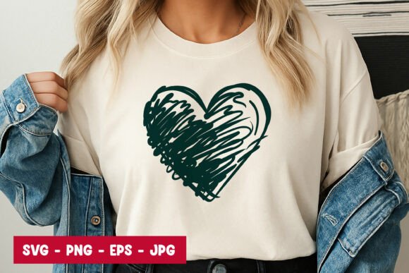 Understanding Green Scribble Heart Hand Drawn SVG PNG Files
