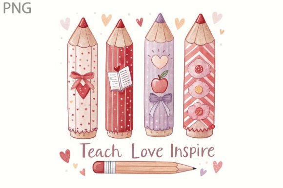 Valentine's Day Teacher PNG